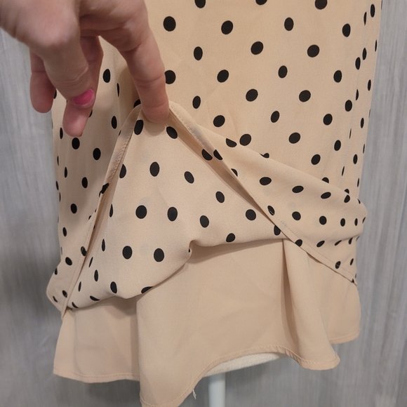 Express tank top small polka dot polyester - Picture 3 of 7